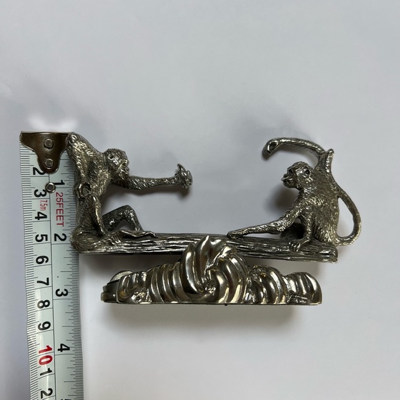 PRICE DROP!!!!  PEWTER SEE SAW MONKIES BUSINESS CARD HOLDER By Royal Selangor - Picture 6 of 7